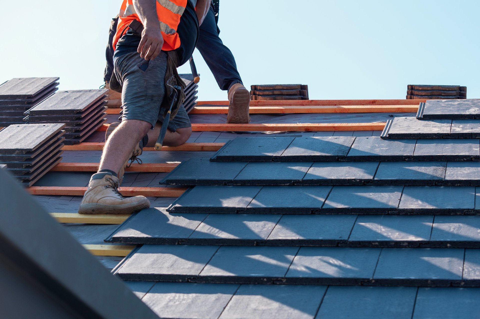 Installation de toiture professionnelle